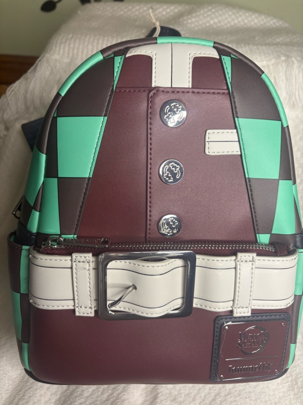 Loungefly Demon Slayer: Kimetsu no Yaiba Tanjiro Kamado Cosplay Mini Backpack